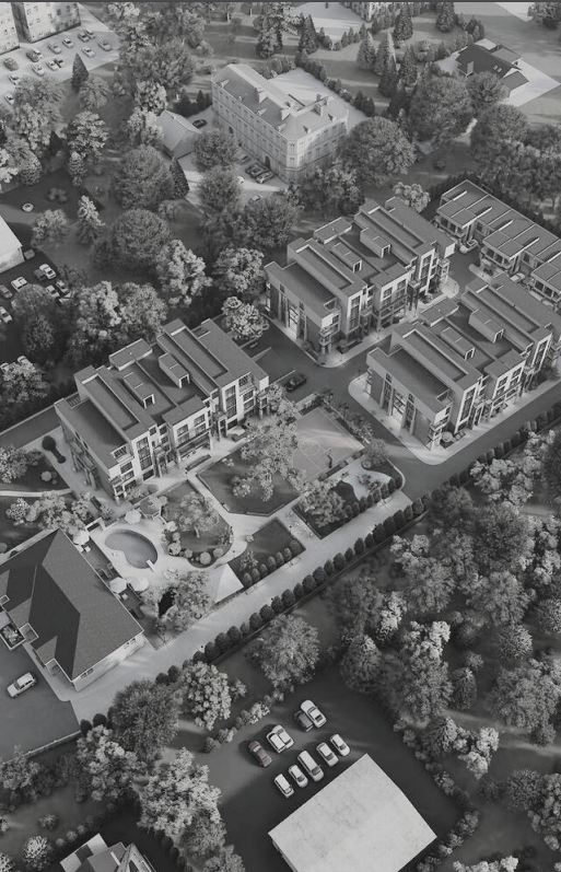 Matti homes dron view